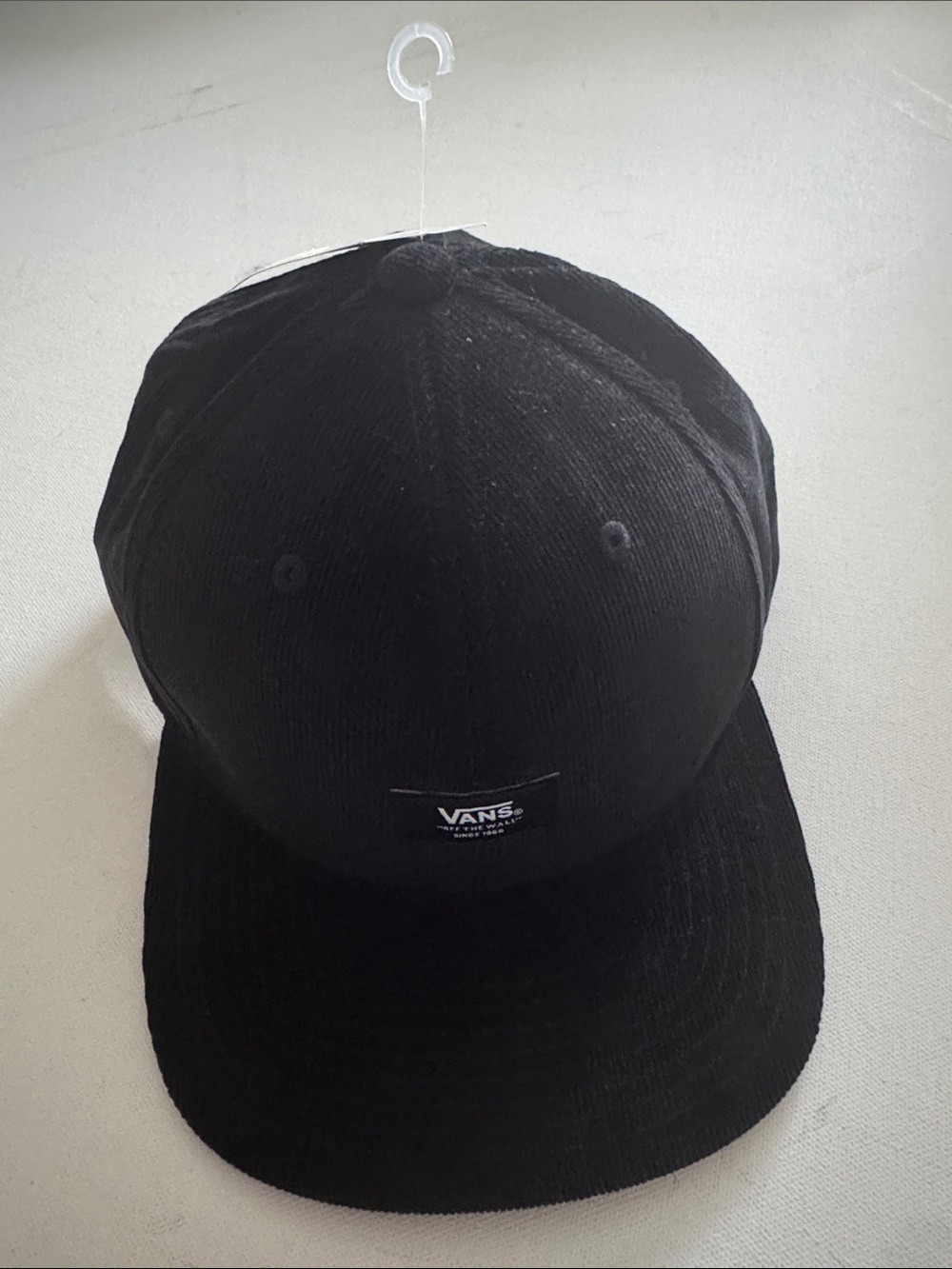 Vans Hat Mens Black Corduroy